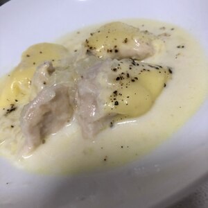 濃厚♡鶏肉のチーズクリーム煮